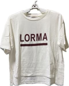 LORMA ロゴプリント 半袖Tシャツ ホワイトのサムネイル