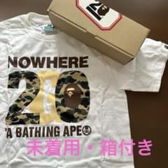 A BATHING APE NOWHERE 20 Tシャツ　未使用　箱付きのサムネイル