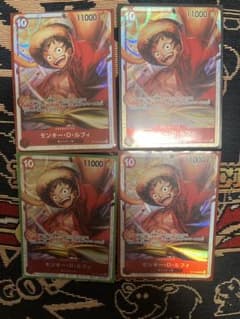 ワンピースカード モンキー・D・ルフィ 10コス速攻 sr(4枚)のサムネイル
