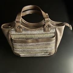 CROCODILE ハンドバッグ ブラウン系