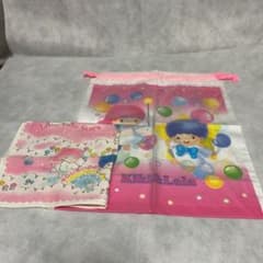 キキララ　ハンカチ&ビニール巾着のサムネイル