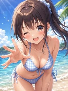 【480円】オリジナルアニメ風イラスト｜写真サイズ｜リクエスト受付中のサムネイル