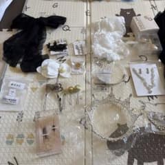 ウェディング小物セット ヘッドドレス ティアラ グローブのサムネイル