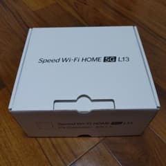 Speed Wi-Fi Home 5G L13 ホームルーター ZTE ホワイトのサムネイル