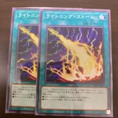 遊戯王 ライトニングストーム ノーマル　2枚のサムネイル