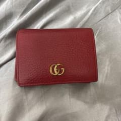 GUCCI GGマーモント 二つ折り財布 レッドのサムネイル