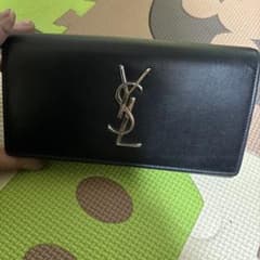 イブサンローラン YSL メンズ モノグラム 長財布 ブラック - メルカリ
