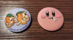 星のカービィ 刺繍缶バッジのサムネイル