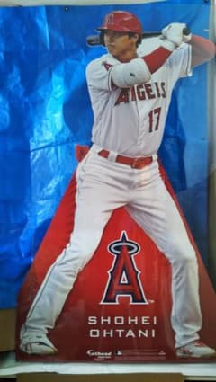 【新品】大谷翔平　MLB公認　等身大パネル　エンゼルス 2月限定)MLB公認 大谷翔平 等身大パネル エンゼルス - メルカリ