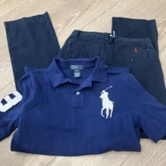 ラルフ Polo by Ralph Lauren ネイビー ポロシャツ Mのサムネイル