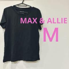 ブラック Tシャツ M MAX & ALLIE
