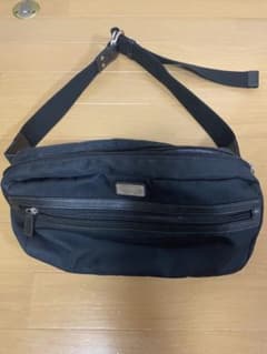 COACH ボディバッグ ブラック ナイロン レザーのサムネイル