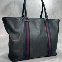 美品】Paul Smith ポールスミス マルチストライプ レザートート A4