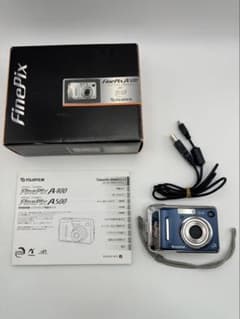 美品動作品 平成レトロ fujifilm finepix A500 元箱付き FUJIFILM FinePix A500箱説明書付 通電確認済 レトロデジカメ - メルカリ