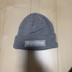 Supreme ニット帽 ビーニー グレーのサムネイル