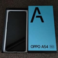 OPPO A54 5G 64GB シルバーブラック OPG02 UQ mobi…のサムネイル