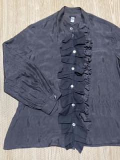 プジョーっコさん専用　ドーサ dosa ラッフル　ブラウス　シルク　シャツ プジョーっコさん専用 ドーサ dosa ラッフル ブラウス シルク シャツ