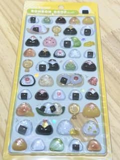 SALE！　ボンボンドロップシール　おにぎり　正規品　クーリア 和柄のサムネイル