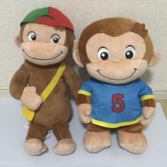 おさるのジョージぬいぐるみ　2種セット
