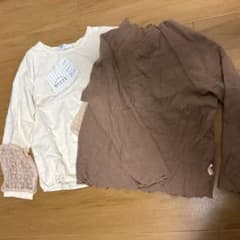 BIZZU 長袖カットソー 100cm クリーム色のサムネイル