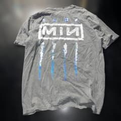 minus memo moins プリントTシャツ グレー