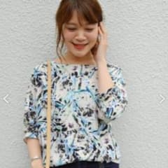 美品 SHIPS for  women/フラワーブッチャーブラウスのサムネイル