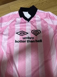 美品 HTH × umbro コラボ game shirt ゲームシャツ ピンクのサムネイル