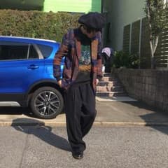 超ワイド‼️ ワイドスラックス 古着のサムネイル