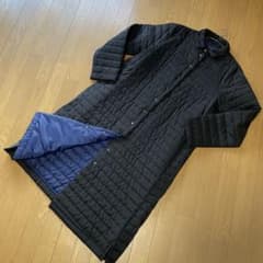 未使用タグ付 ミニマライズプラス キルティングロングコート マキシ丈 
