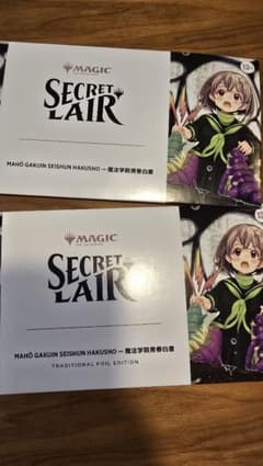 【未開封】MTG Secret Lair 2種セット 英語版 魔法学院青春白書 未開封】MTG Secret Lair 2種セット 英語版 魔法学院青春白書 - メルカリ