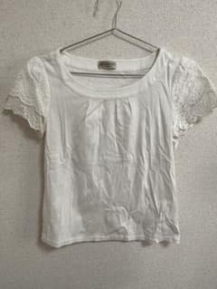 Aylesbury ホワイト Tシャツ レース袖のサムネイル