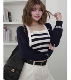 Darich レイヤードボーダーニットアンサンブル/ドナルド - メルカリ