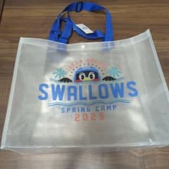 ヤクルト 沖縄浦添 2025 キャンプ つば九郎 トートバッグ 非売品 数量