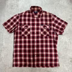 wtaps 初期タグ オンブレチェックシャツ