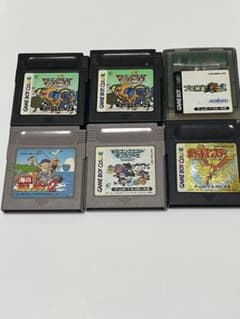 ゲームボーイカラー ソフト 6本セットのサムネイル