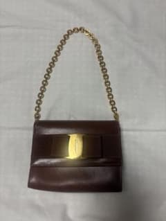 Ferragamo ダークブラウンハンドバッグのサムネイル