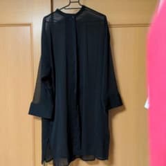 未着用★GU透け感シャツ Mサイズのサムネイル