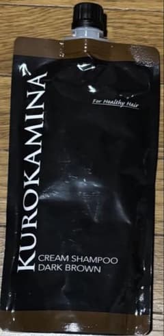 KUROKAMINA CREAM SHAMPOO DARK BROWN 300g - メルカリ