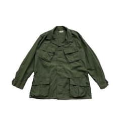 ジャングルファティーグジャケット2nd->3rd移行期　ノンリップ アメリカ軍 ジャングルファティーグジャケット3rd Largeノンリップ移行