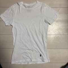ラルフローレンスリムフィットTシャツ白のサムネイル