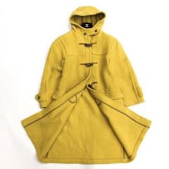 美品✨グローバーオール キングストン ダッフルコート ヘリンボーン 黄色 42 1510 グローバーオール ダッフルコート キングストン ヘリンボーン