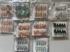 ネイルチップまとめ売り 10点セット ロング Aのサムネイル