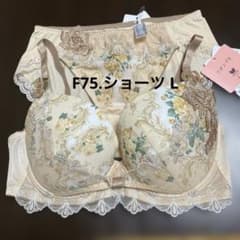 Wacoal ルジェ リボンブラ ブラジャーショーツセット F75 - メルカリ