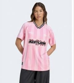  ADITUFF 半袖 Tシャツ ピンク キラキラ ゲームシャツ adidas ADITUFF 半袖 Tシャツ ピンク キラキラ ゲームシャツ - メルカリ
