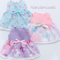 メルちゃん ハンドメイド ワンピース 3枚セットのサムネイル
