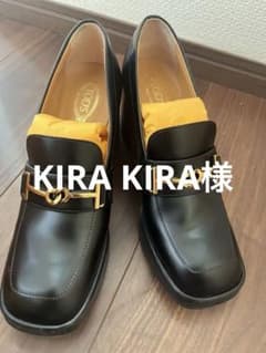 TOD'S 黒 ローファー 高ヒール ゴールド金具のサムネイル