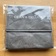 DEAN＆DELUCA　折畳みコンパクト保冷ランチバッグ　グレーのサムネイル