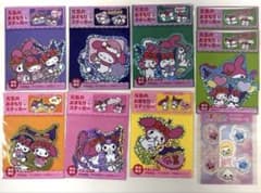 マイメロディ クロミ ステッカー 8点、しずくちゃんクリアシールセットのサムネイル