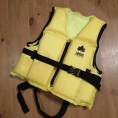 ロゴス　ライフジャケット　子供用　ジュニア　海水浴　川遊び　釣り　中古美品のサムネイル