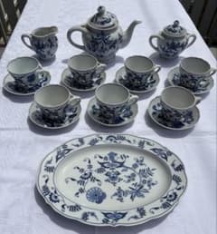 Blue Danube ブルーダニューブ ティーセット 18点 Blue Danube ブルーダニューブ ティーセット 18点 - メルカリ